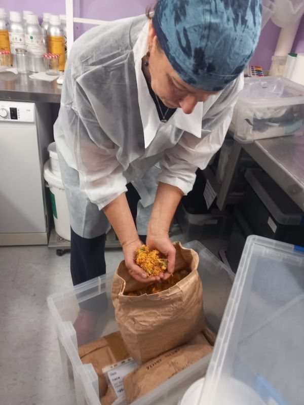 La savonnière de Loup Katlan dans son laboratoire de Grugies